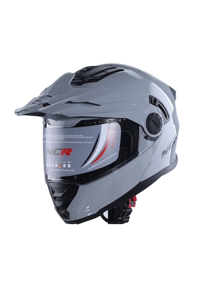 Ncr X-Cross Çene Açılır Ece-22.06 Kask Açık Nardo Gri