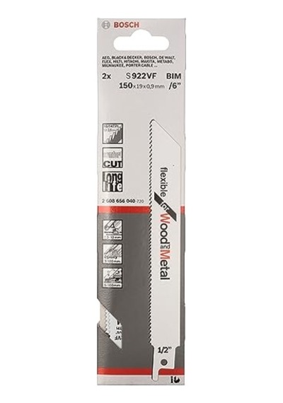 Serisi Ahşap Ve Metal Için Panter Testere Bıçağı S 922 Vf - 2'li