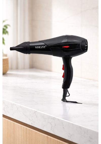 Sokany 2300w Saç Kurutma Makinesi 3 Hız 2 Isı Ayarlı Dar Başlıklı Hs-3890