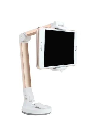 360 Derece Vantuzlu Kaydırmaz Araç Telefon Navigasyon Kamera Tutucu Yayıncı Telefon Standı Gold