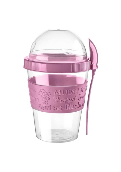 Emilahome Take'n Go 600 Ml Beslenme Kabı &yoğurt Kabı & Lunch Box Pembe - 867618880 Pembe