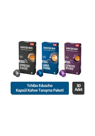 Tchibo Eduscho Kapsül Kahve Tanışma Paketi 30 Kapsül Kapsül Kahve