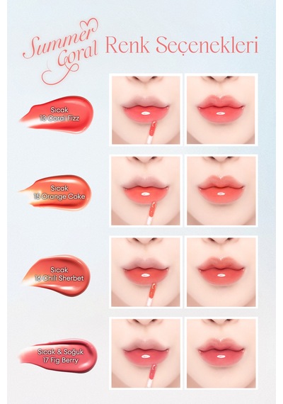 Dasique Yoğun Parlaklık Ve Canlı Renkler Sunan Kalıcı Tint Juicy Dewy Tint 14 Peach Crush 14 Peach Crush