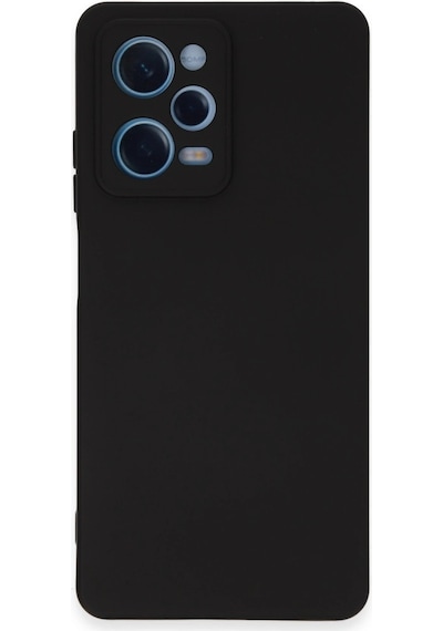 Xiaomi Redmi Note 12 Pro 5g Kılıf Nano İçi Kadife Silikon Siyah
