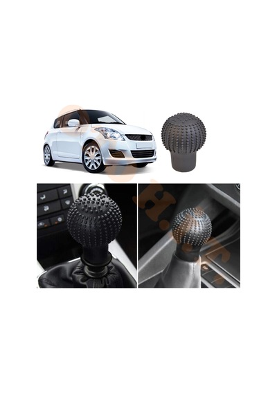Suzuki Swift 06-10 Manuel Uyumlu Vites Kılıfı Masajlı Mat Siyah