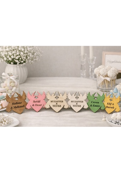 Kuş Temalı Magnet Kişiye Özel 25 Adettir No 042