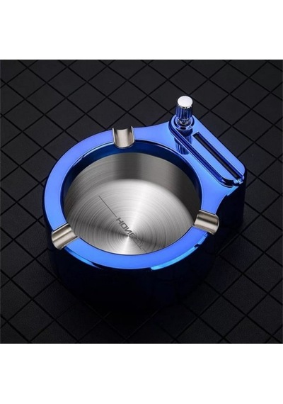 Kibrit Çakmaklı Paslanmaz Metal Küllük