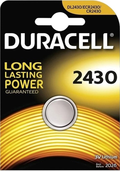 Duracell Cr2430 Lit. Pil Tek
