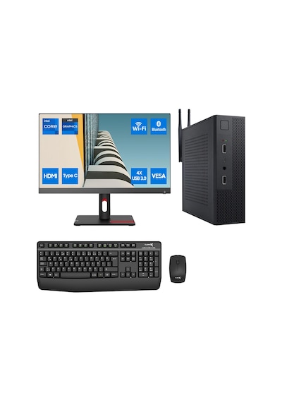 Turbox Mini-131 i7-6700 16 GB 512 GB M2 NVMe SSD 23.8" Free Dos Masaüstü Bilgisayar