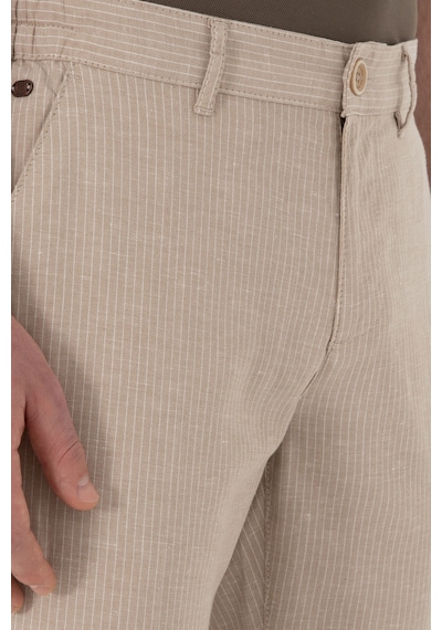 U.S. Polo Assn. Erkek Taş Slim Fit Kanvas Pantolon 50309113-VR049