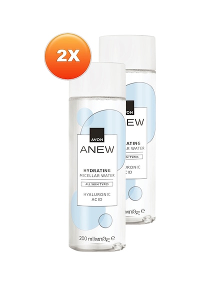 Avon Anew Hydrating Micellar Nemlendirici Temizleme Suyu 2 x 200 ML