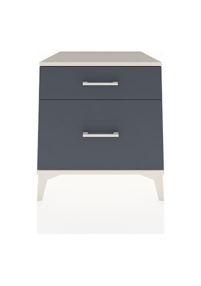 Kronos Komodin 2 Çekmeceli 60x59x64 Aytaşı-antrasit Aytaşı