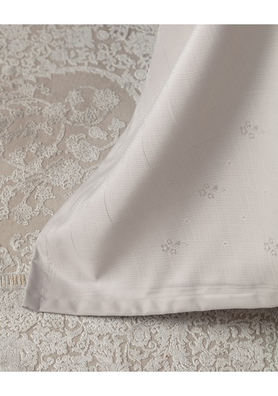 Madame Coco Ancella Masa Örtüsü - Açık Gri - 160x300 Cm 8684427114377 Gri