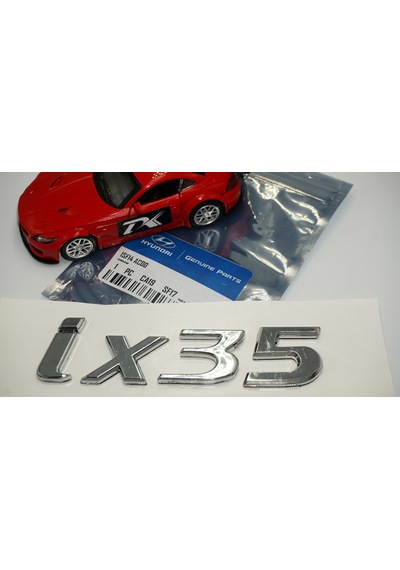Hyundai İX35 Bagaj 3M 3D Krom ABS Logo Amblem