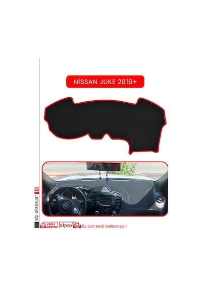 Nissan Juke 2010+torpido Koruma Halısı Kırmızı Kenar