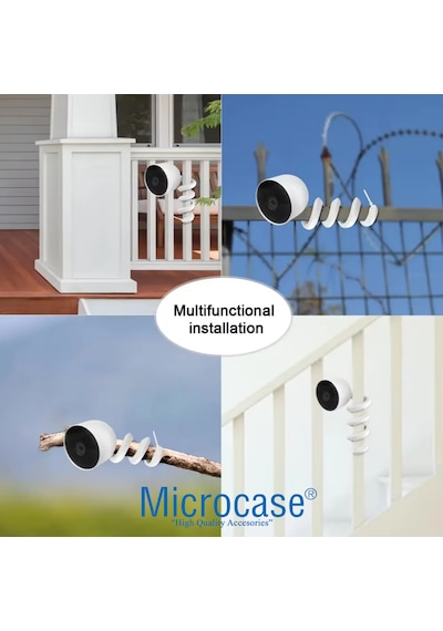 Microcase Esnek Web Kamera Bebek Kamerası Telefon Tutucu - Al5143 Siyah