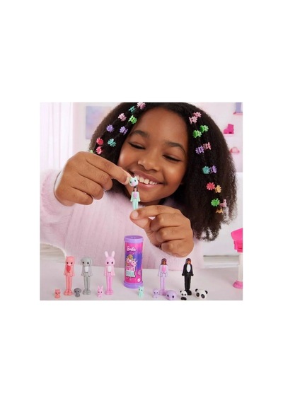 Hym25 Mini Barbieland Cutie Reveal Bebekler 10pcs Mixed