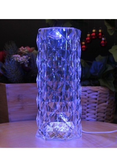 Şarjlı Rgb Renk Değiştiren Dokunmatik Masa Lambası - Silindir Model