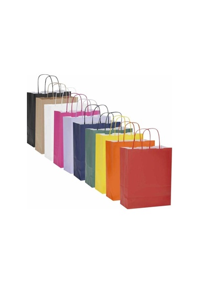 Kraft Kağıt Çanta 25X12X31 Cm Lacivert 25 Adet (522652680)