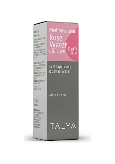 Talya Isparta Gül Suyu Yağı Alınmamış %100 Saf Doğal ve Katkısız Aydınlatıcı Tonik 50 ML
