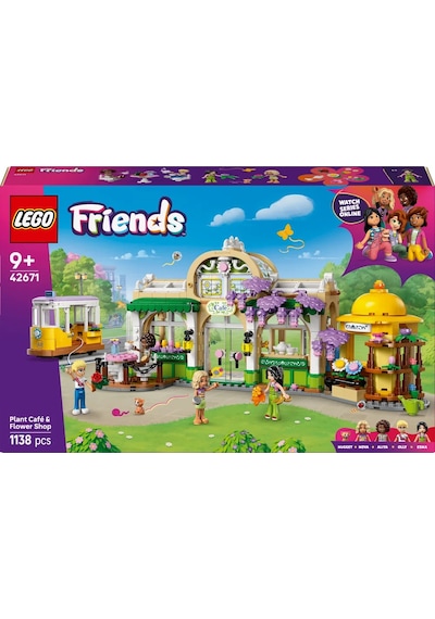 LEGO® Friends Bitki Kafe ve Çiçekçi Dükkanı 42671 - 9 Yaş ve Üzeri Çocuklar için Yaratıcı Oyuncak Yapım Seti (1138)