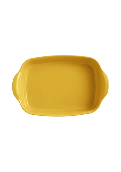 Emile Henry Fırın Kabı Dikdörtgen 36 x 23 cm Mat Sarı/Provence Ye Mat Sarı
