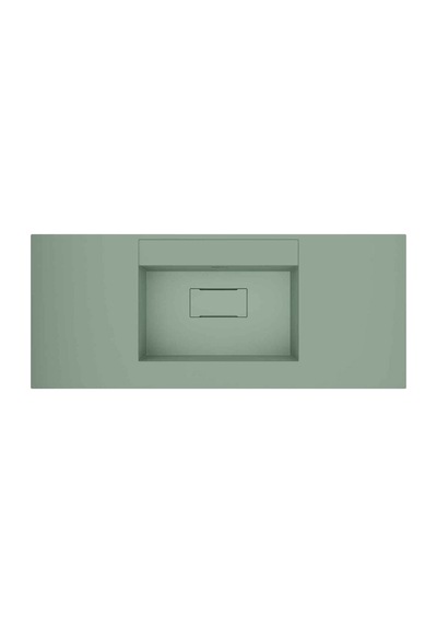 Flatsone Etalerli Granit Lavabo 100 50cm Mint Yeşil İsimdebelirtilmiş