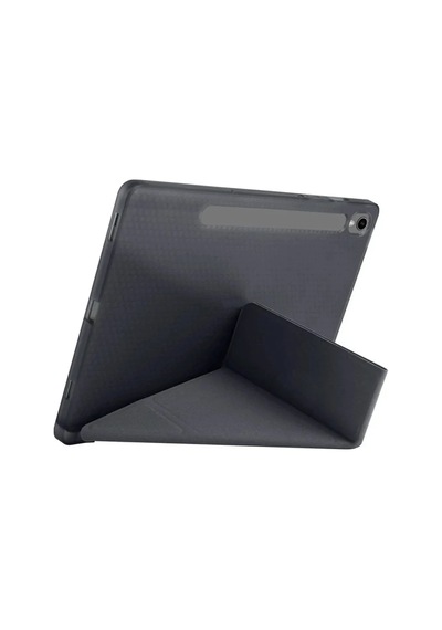Bezos Samsung Uyumlu Galaxy Tab S10 Fe Plus 13.1 Kalemlikli Mars Tablet Kılıfı - Siyah 22