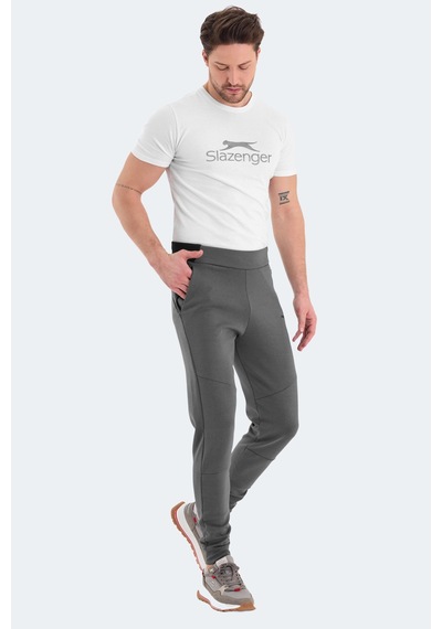 Slazenger Vessel 2 Li Set Erkek Eşofman Altı Siyah - Koyu Gri