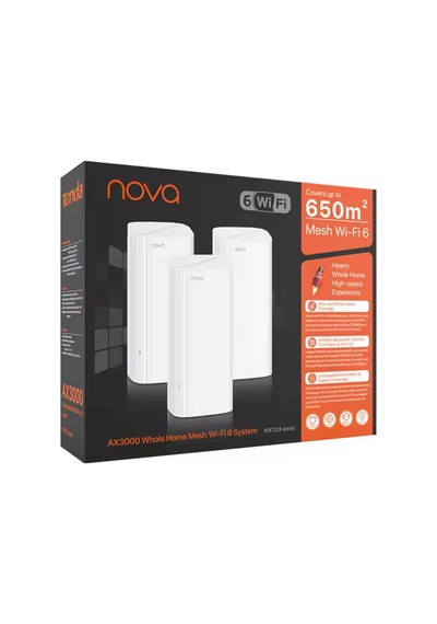 Tenda Mx12-3-pack Ax3000 Dualband Mesh Router