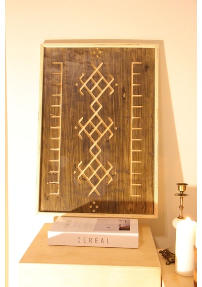 Cıgılwood Ethnıc Ahşap Bohem Tablo