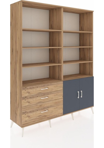 Hyperion Gardrop 9 Raflı 3 Çekmeceli 2 Kapaklı 176x44x221 Çam-antrasit/çam Antrasit/çam Hyperion Gardrop 9 Raflı 3 Çekmeceli 2 Kapaklı 176x44x221 Çam-antrasit/çam Antrasit/çam