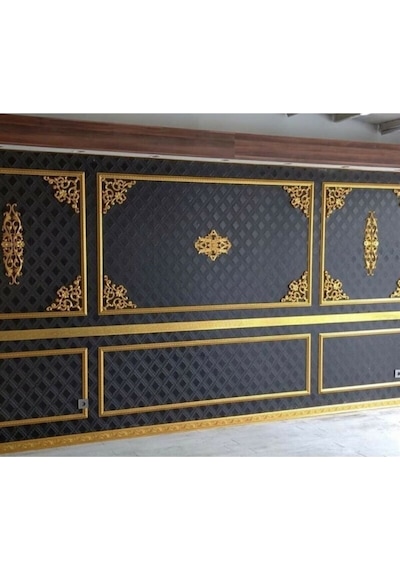 Decogold Saray Tavan Köşe Motif 27 18 Cm Gümüş