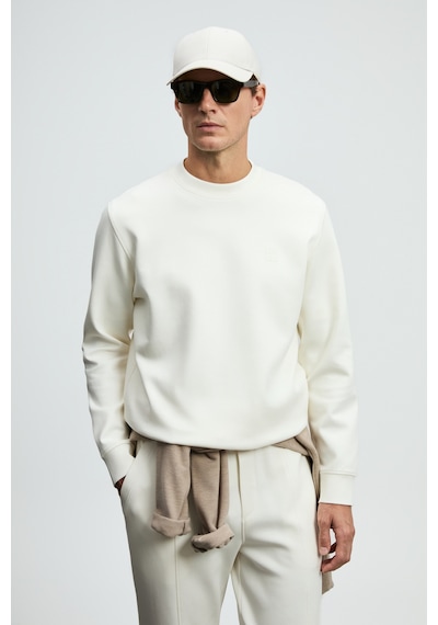 Lufian Grand Erkek Sweatshirt Kırık Beyaz Kırık Beyaz 112030192100510