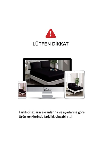 %100 Pamuk Çizgili Saten Tek / Çift Kişilik Lastikli Çarşaf Seti 100x200 160x200 180x200 Siyah