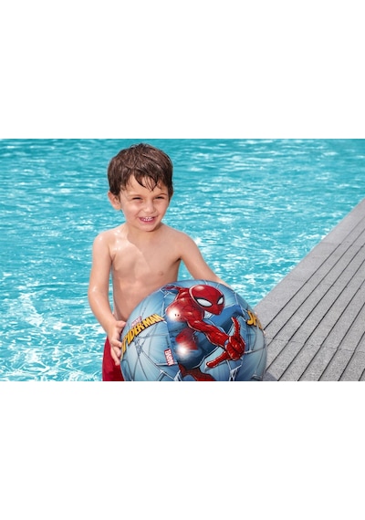Spiderman Deniz Topu Örümcek Adam Deniz Plaj Oyuncak Mavi