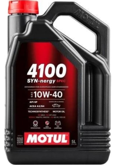 Motul 4100 Syn-Nergy 10W-40 Motor Yağı 5 L