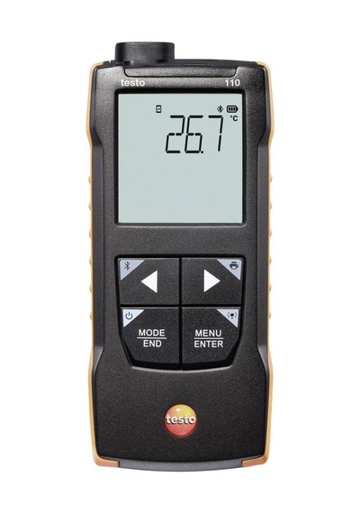 Testo - 110 - 0563 0110 - Sıcaklık Ölçümü İçin Uygulama Bağlantılı Ntc Ve Pt100 Sıcaklık Ölçüm Cihazı