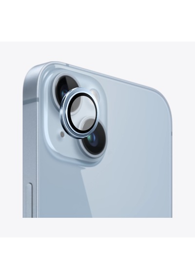 Safeus Safir Temperli Kamera Lens Koruyucu Apple Uyumlu iPhone 14 Plus Ve İle Mavi