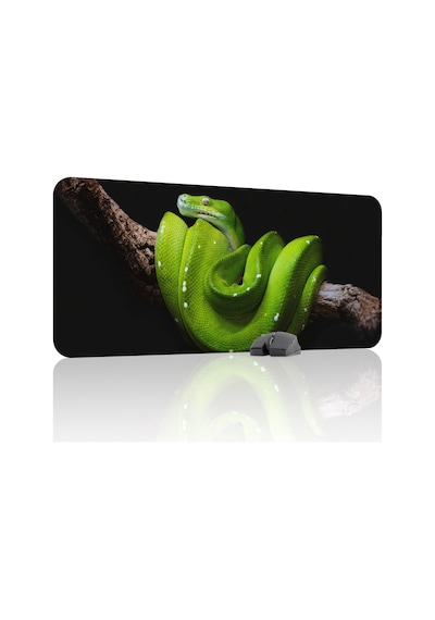 Yılan Kaymaz Dikişli Kauçuk Oyuncu Mousepad V4 - 90x40 Xxl Gaming Mouse Pad Fare Altlığı