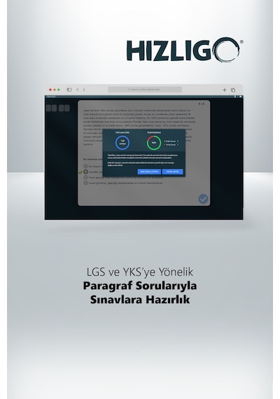 Hızlı Okuma - LGS 8.Sınıflara Özel Sınavda Zaman Yetiştirme ve Paragraf Çözme Teknikleri Hızlı Okuma Eğitim Seti (Sadece Dijital Lisans)