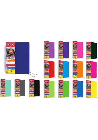Çınar Idea 17x24 150 Yaprak 4+1 Ayraçlı Defter 1 Adet N11.326