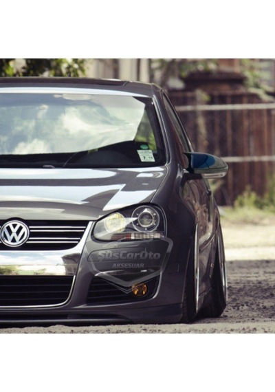 ŞüsCarOto Vw Jetta MK5 2005-2010 Batman Yarasa Ayna Kapağı Piano Black ABS (00)
