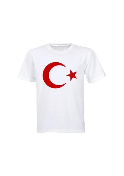 Masho Kids Ay Yıldız Baskılı Tişört - Milli Bayram Gösterileri Için Ay Yıldı (381322261)