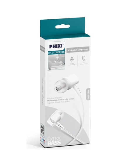 Phixi Basic HS-628 Mikrofonlu Kablolu Kulakiçi Kulaklık