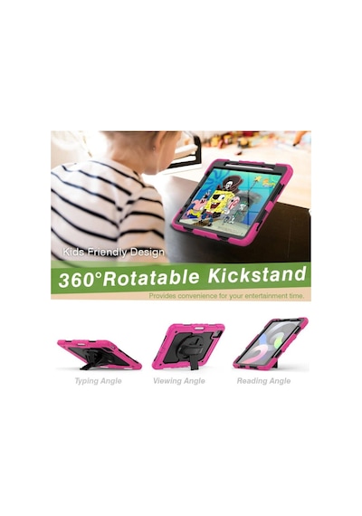 iPad Uyumlu  Pro 11 2020 Kılıf Pars Tablet Kapak - Pembe - Yluh-855011