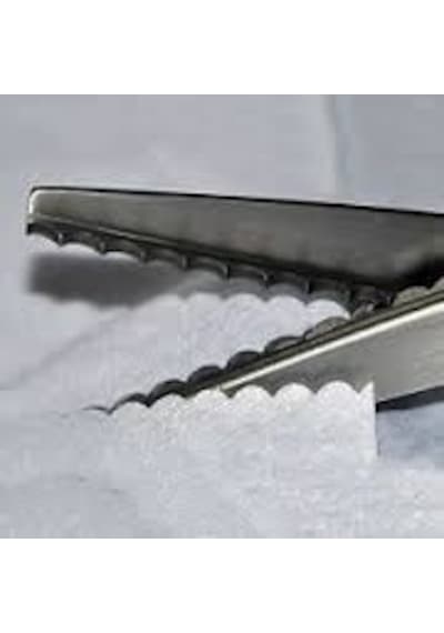 Kai N5350 Plastik Saplı Terzi Sürfile Zigzag Kesim Makası 230Mm