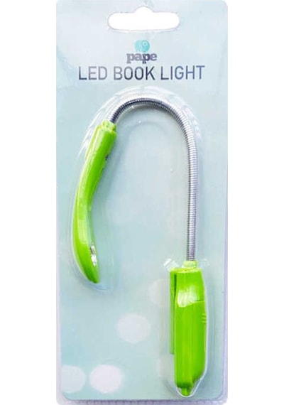 Pape Ledl'li Kitap Okuma Işığı Yeşil Yeşil
