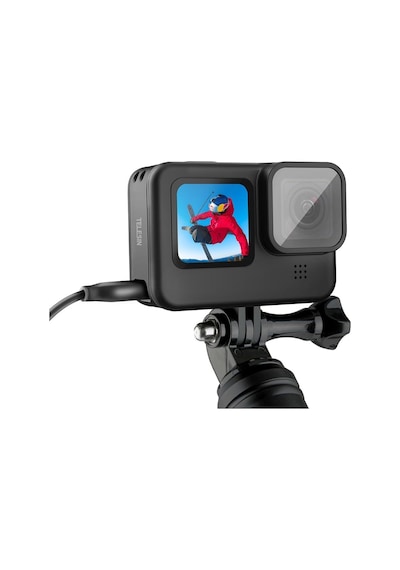 Telesin Gp-clc-901 Şarj Portlu Batarya Kapağı Gopro Hero 9/10/11/12/13 İle Uyumlu, Koruyucu Ve Dayanıklı