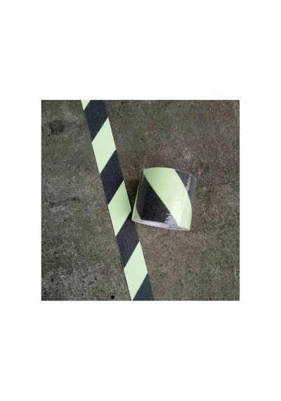 Fosforlu Kaydırmaz Bant 50mm X 25mt Çapraz Yeşil Fosforlu Merdiven Ve Zemin Bandı Bant Marketim